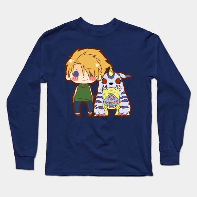 matt & gabumon Long Sleeve T-Shirt by Potaaties